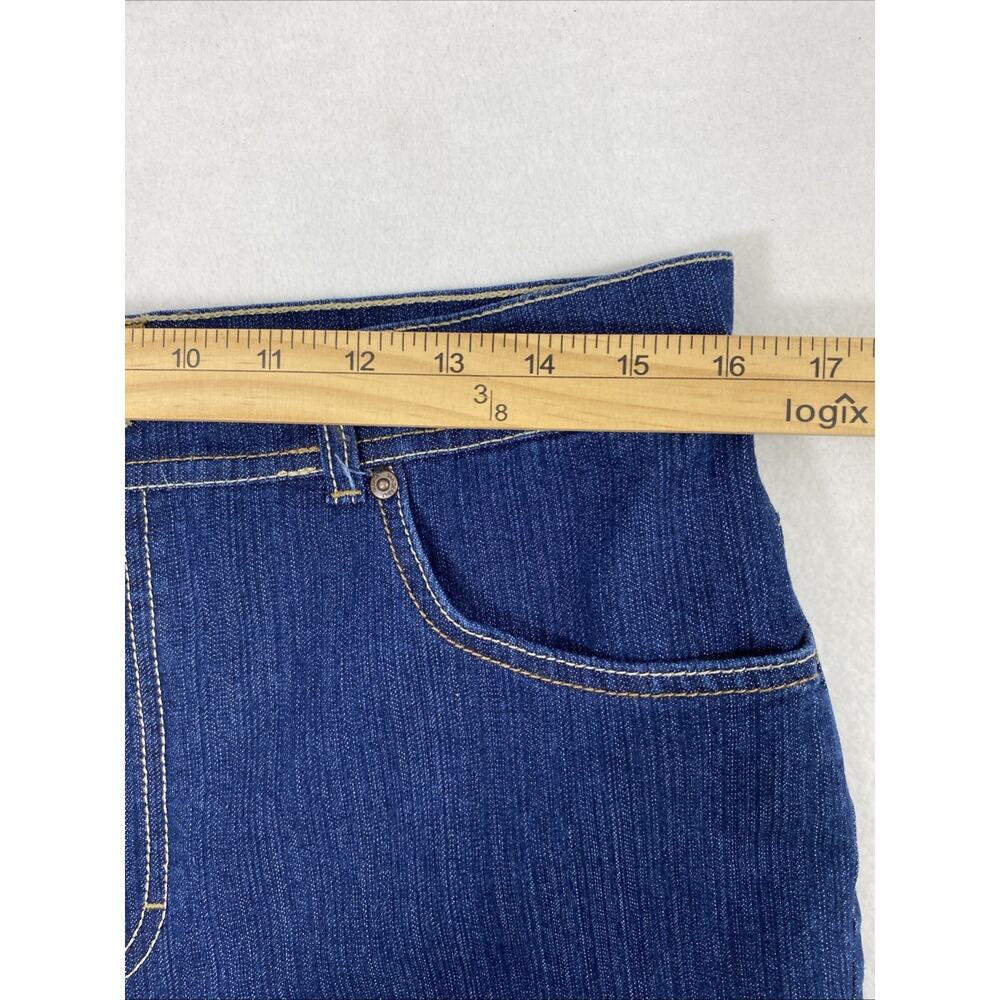 Gloria Vanderbilt Capri Shorts Womens Size 14P Dark Wash Denim‎ Jean - Picture 8 of 12
